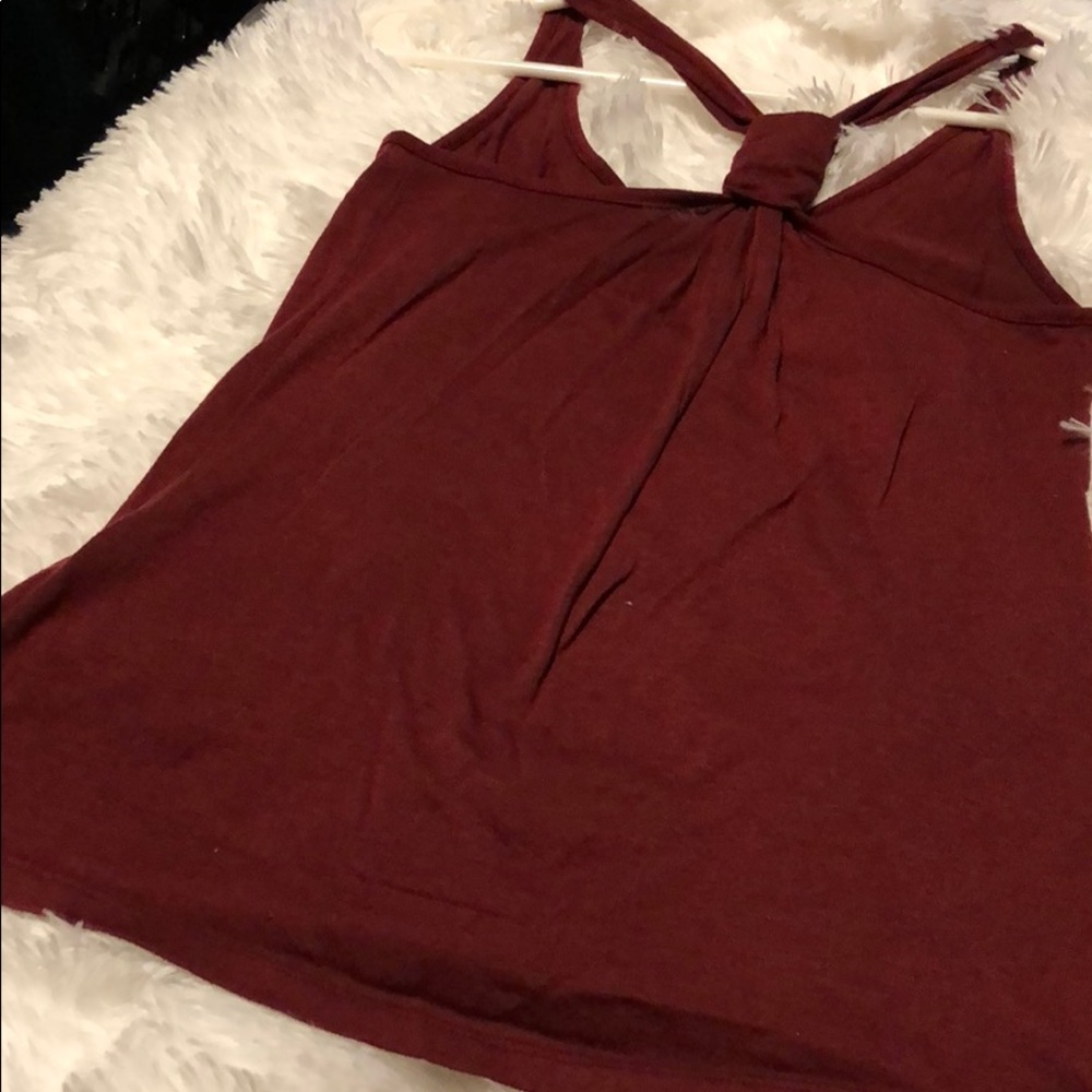 Burgundy RacerBack Top - Picture 5 of 5